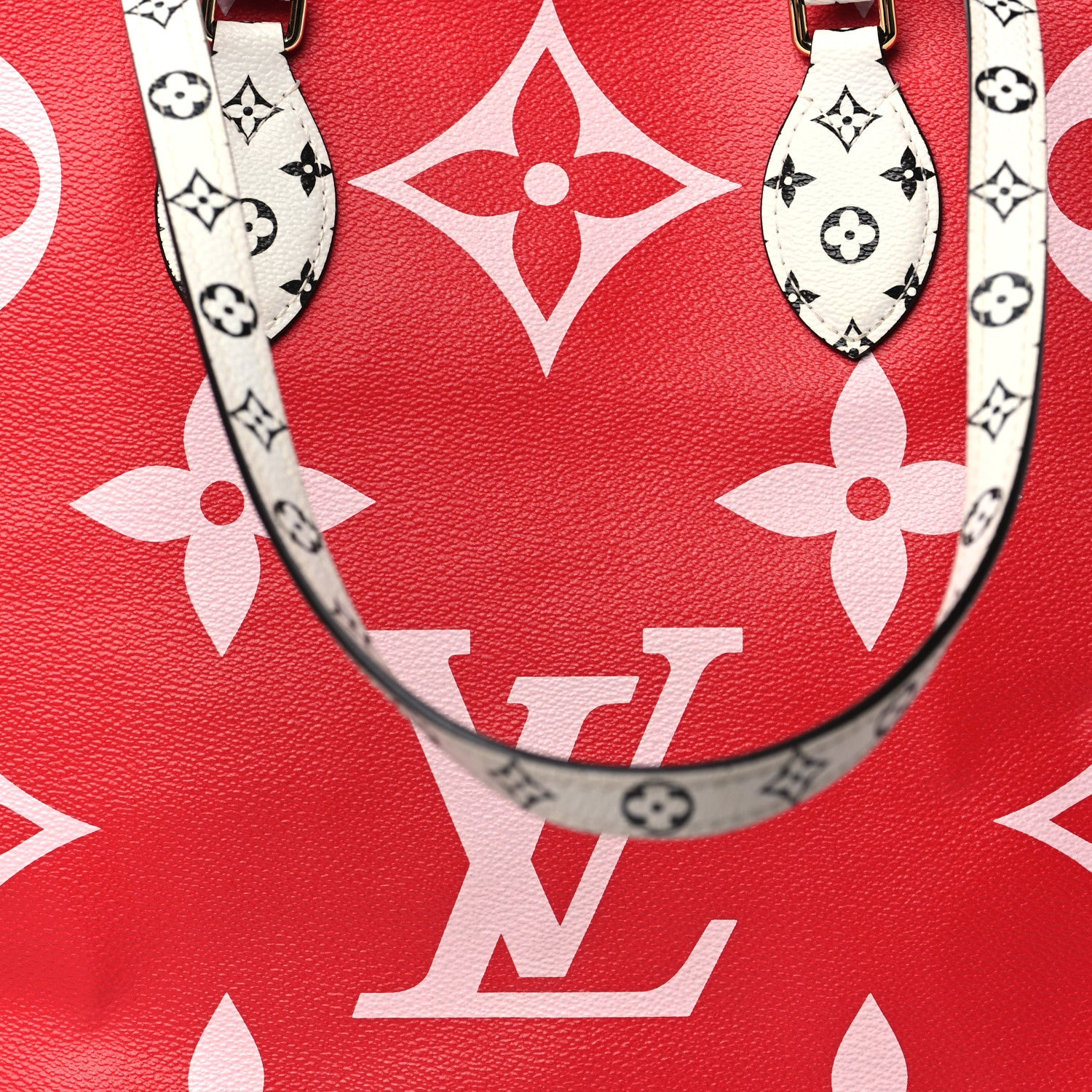 Louis Vuitton Monogram Giant Onthego GM Rouge Rose 8 of 13