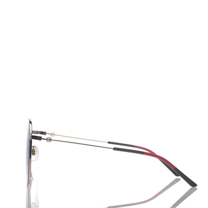 Gucci Rectangular Frame Interlocking G Sunglasses GG0394S Green Red 3 of 6