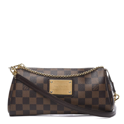 Louis Vuitton Damier Ebene Eva Clutch 1 of 9