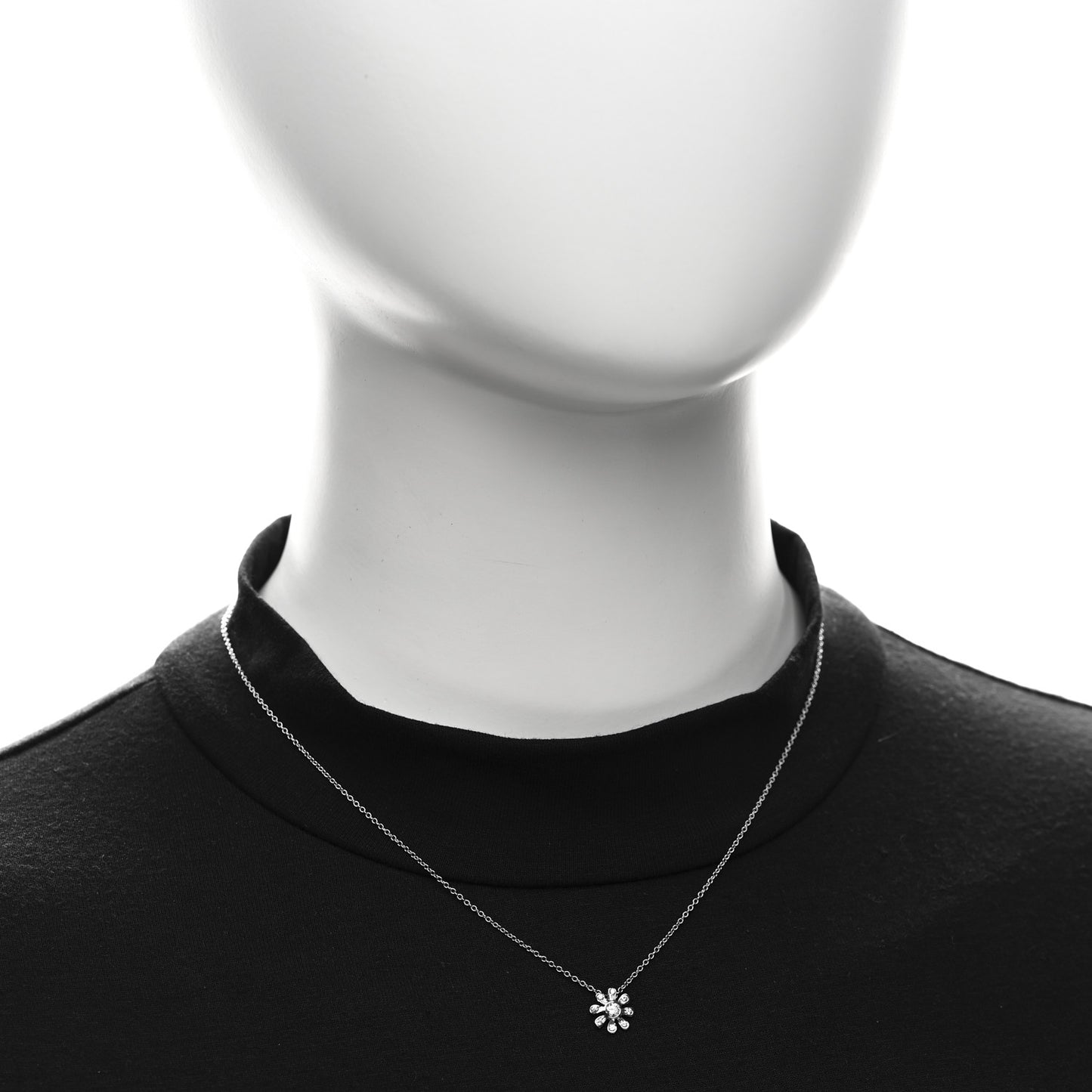 Platinum Diamond Paloma Picasso Daisy Pendant Necklace