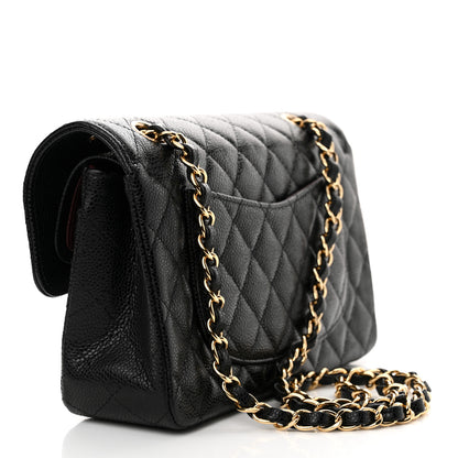 Chanel Caviar Quilted Small Double Flap Black 3 of 10
