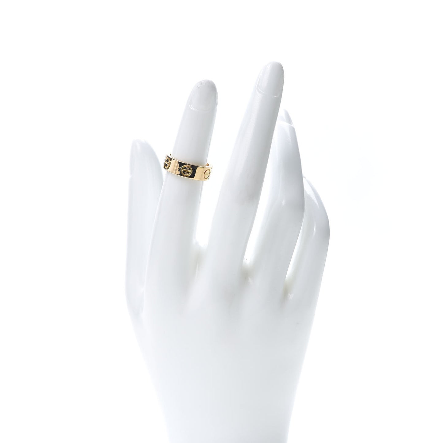 18K Yellow Gold 5.5mm LOVE Ring 48 4.5