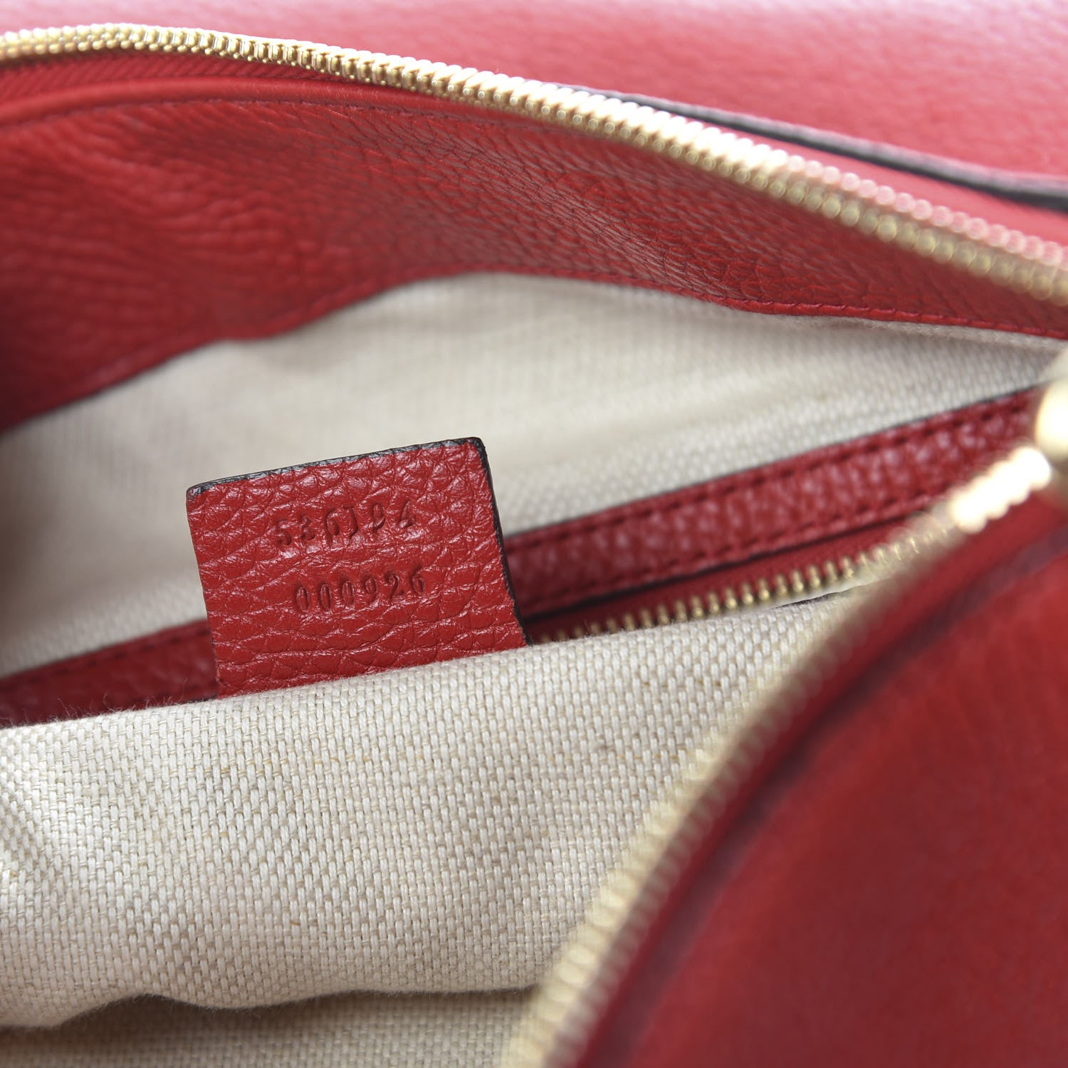 Gucci Pebbled Calfskin Large Soho Hobo Tabasco Red 10 of 11