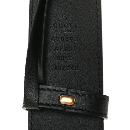 Gucci Calfskin Double G 40mm Belt 80 32 Black 3 of 4
