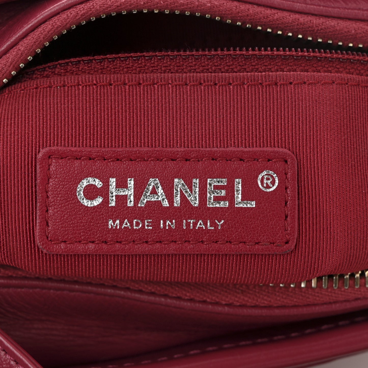 Aged Calfskin Quilted Small Gabrielle Hobo Fuchsia