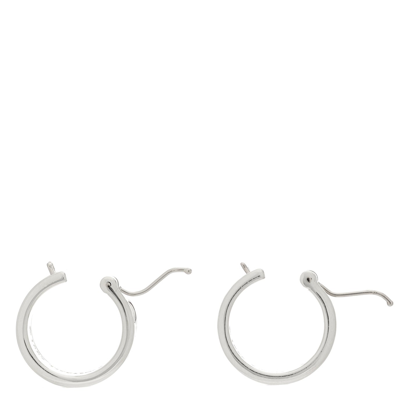 Sterling Silver Wide 1837 Hoop Earrings