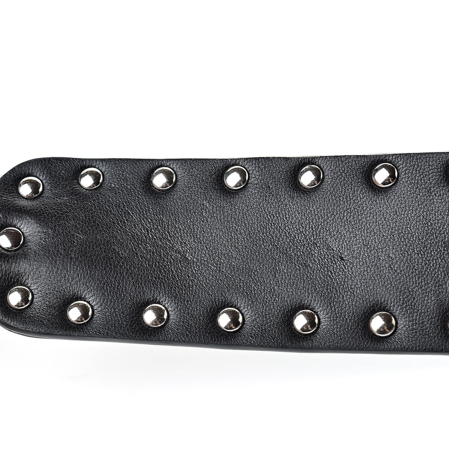 Lambskin Free Rockstud Spike Shoulder Strap Black