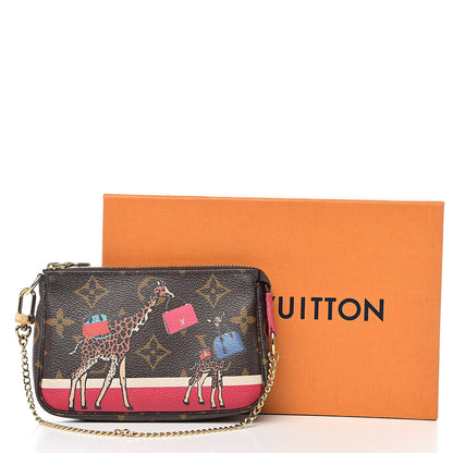 Louis Vuitton Monogram 2017 Christmas Animation Mini Pochette Accessories 9 of 9