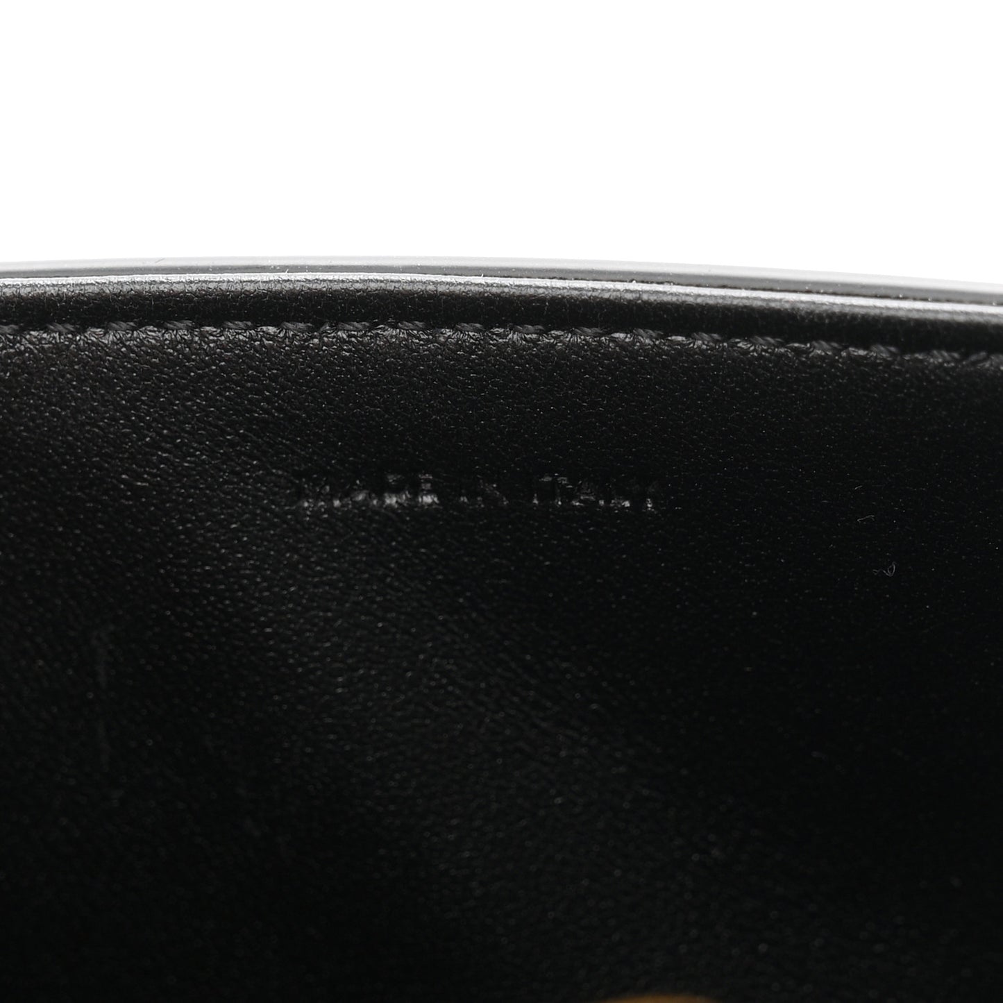 Shiny Calfskin Triomphe Shoulder Bag Black