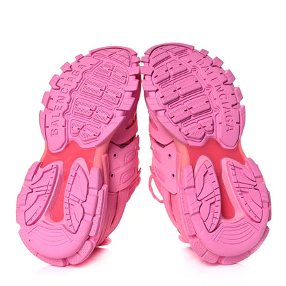Balenciaga Mesh Nylon Womens Track Sneakers 38 Pink 6 of 9