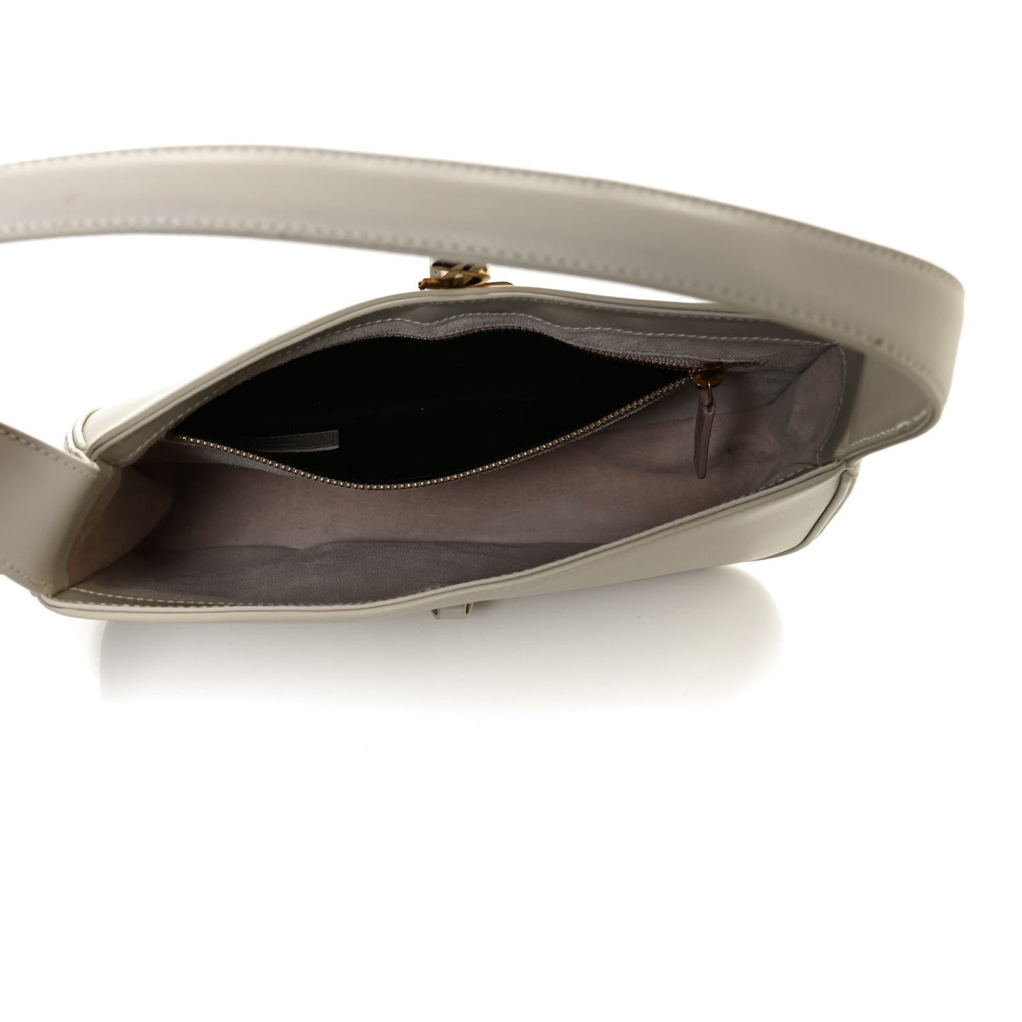Smooth Calfskin Le 5 A 7 Hobo Blanc Vintage