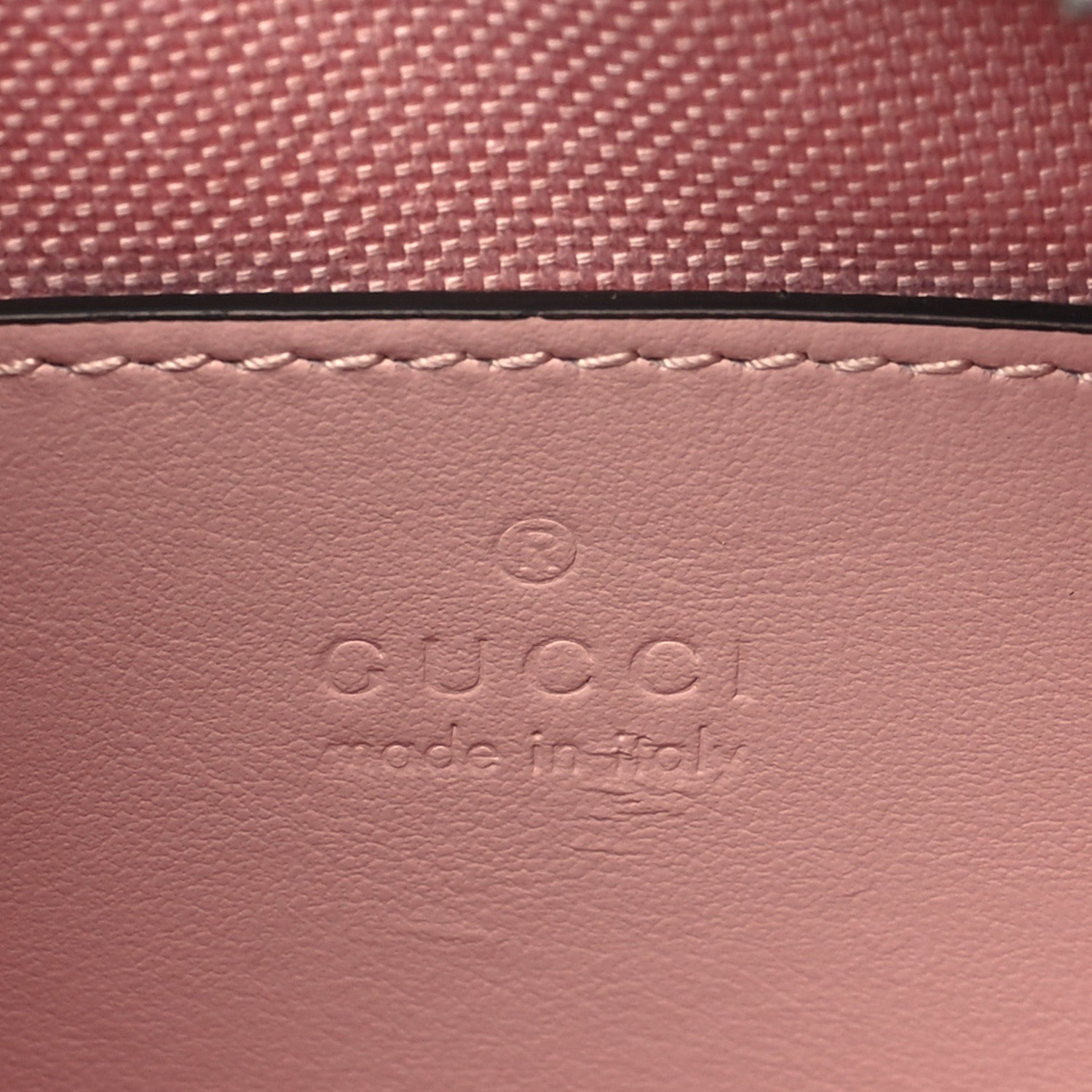 Gucci Calfskin Matelasse Monochrome Mini GG Marmont Chain Shoulder Bag Perfect Pink 6 of 13