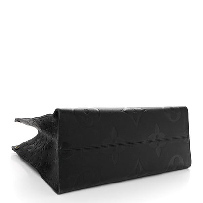 Louis Vuitton Empreinte Monogram Giant Onthego GM Black 4 of 10