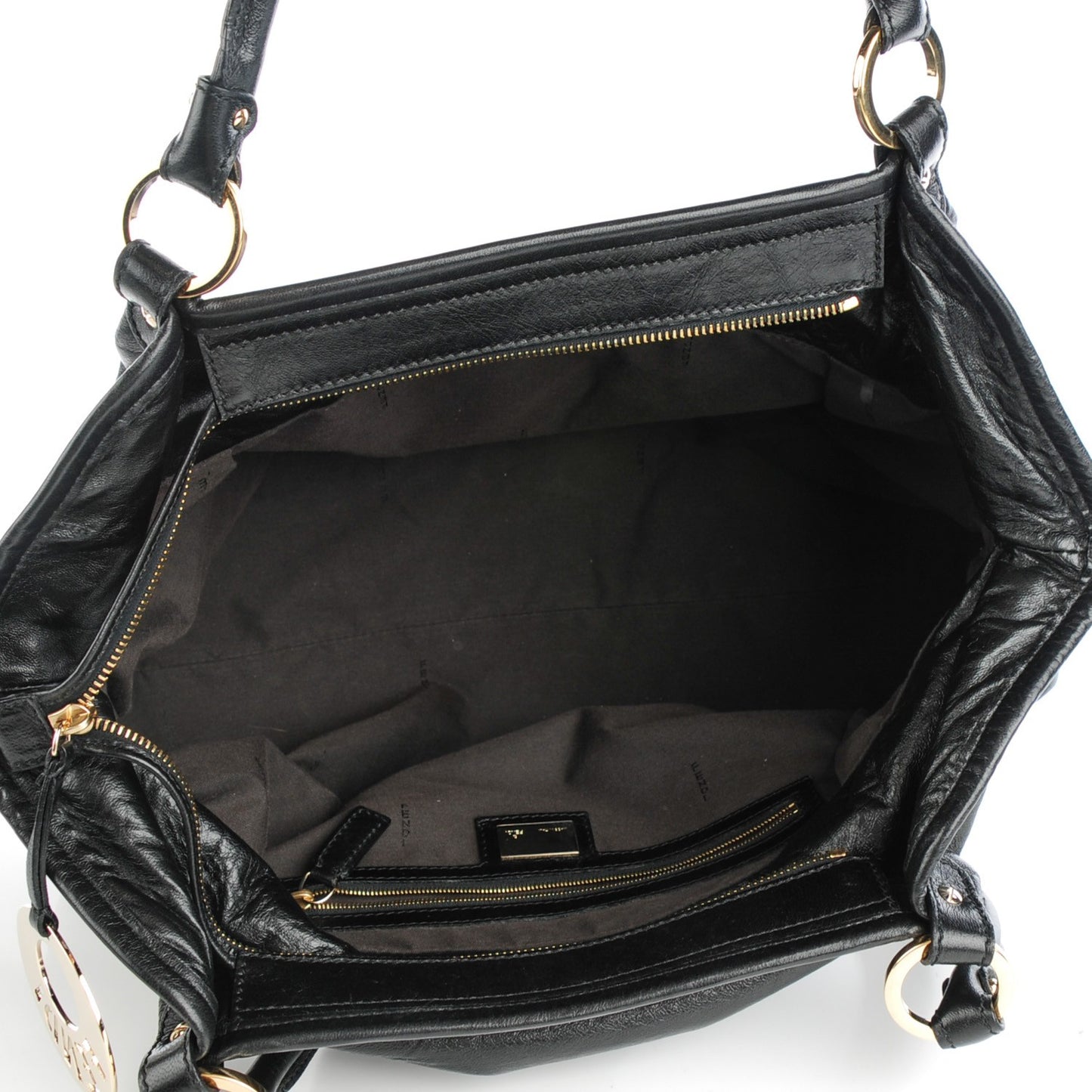 Calfskin Large Chef Shopper Tote Black