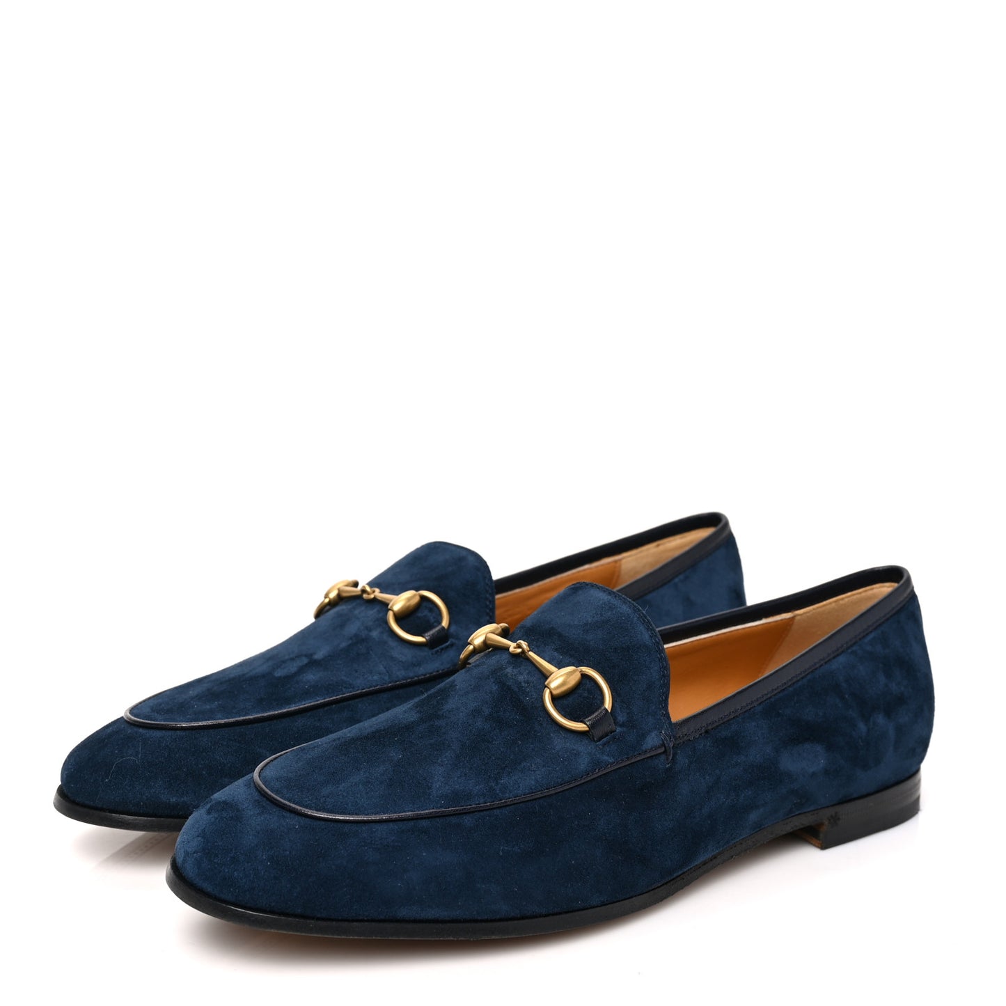 Suede Horsebit Womens Jordaan Loafers 38.5 Blue