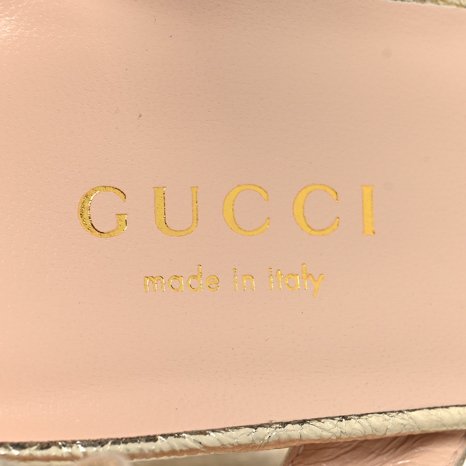 Gucci Galassia GG Marmont Ankle Wrap 30/115mm Platform Sandals 36 Platino 7 of 9