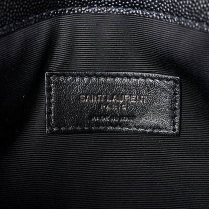 Saint Laurent Grain De Poudre Uptown Pouch Black 6 of 10