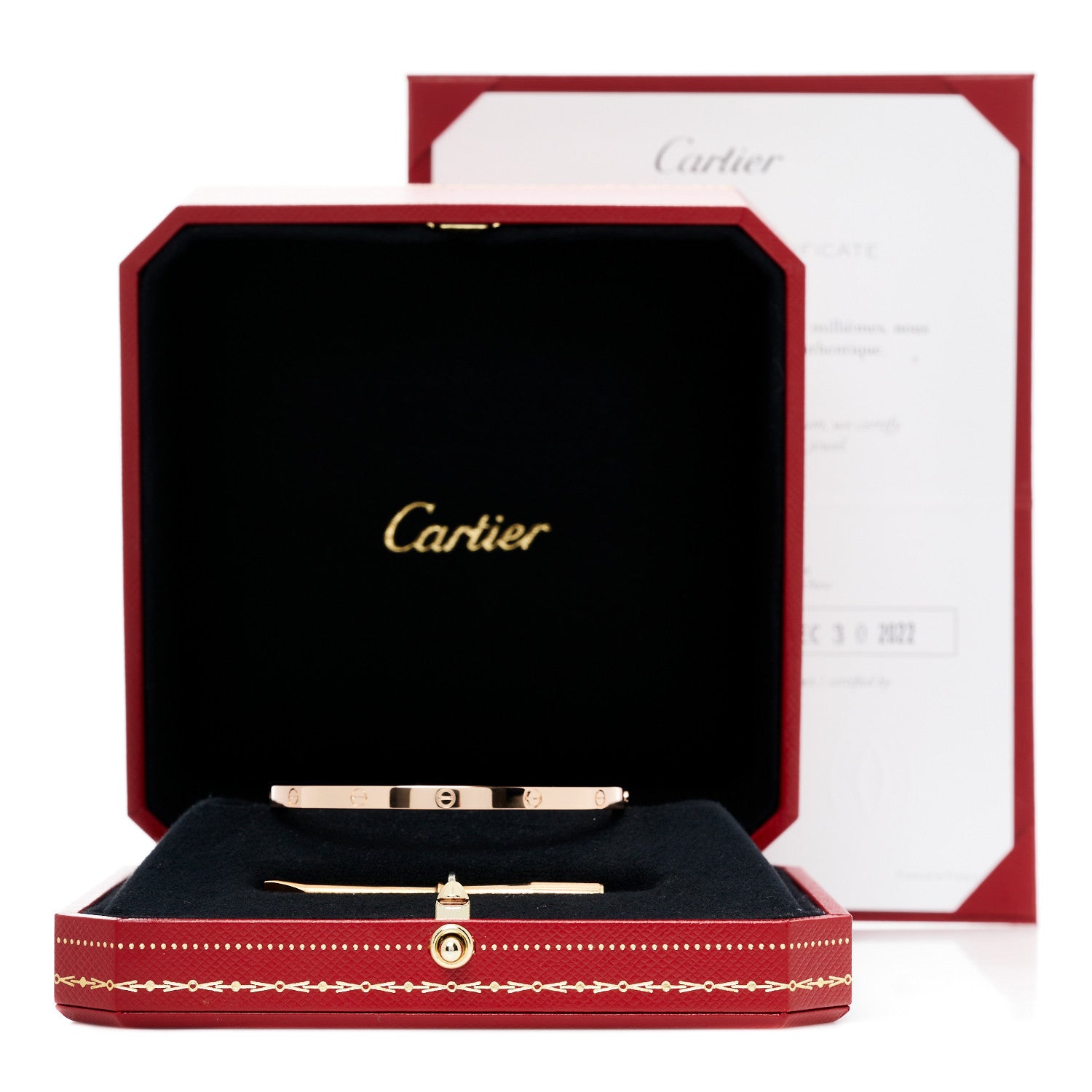 Cartier 18K Pink Gold Small LOVE Bracelet 16 5 of 5