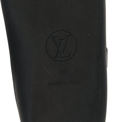 Louis Vuitton Monogram Sunbath Flat Mule Sandals 38 Black 6 of 8