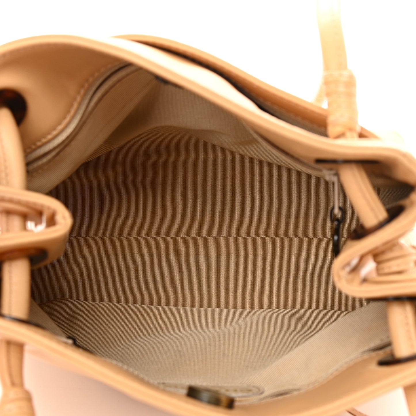 Lambskin CC Tassel Shoulder Bag Beige