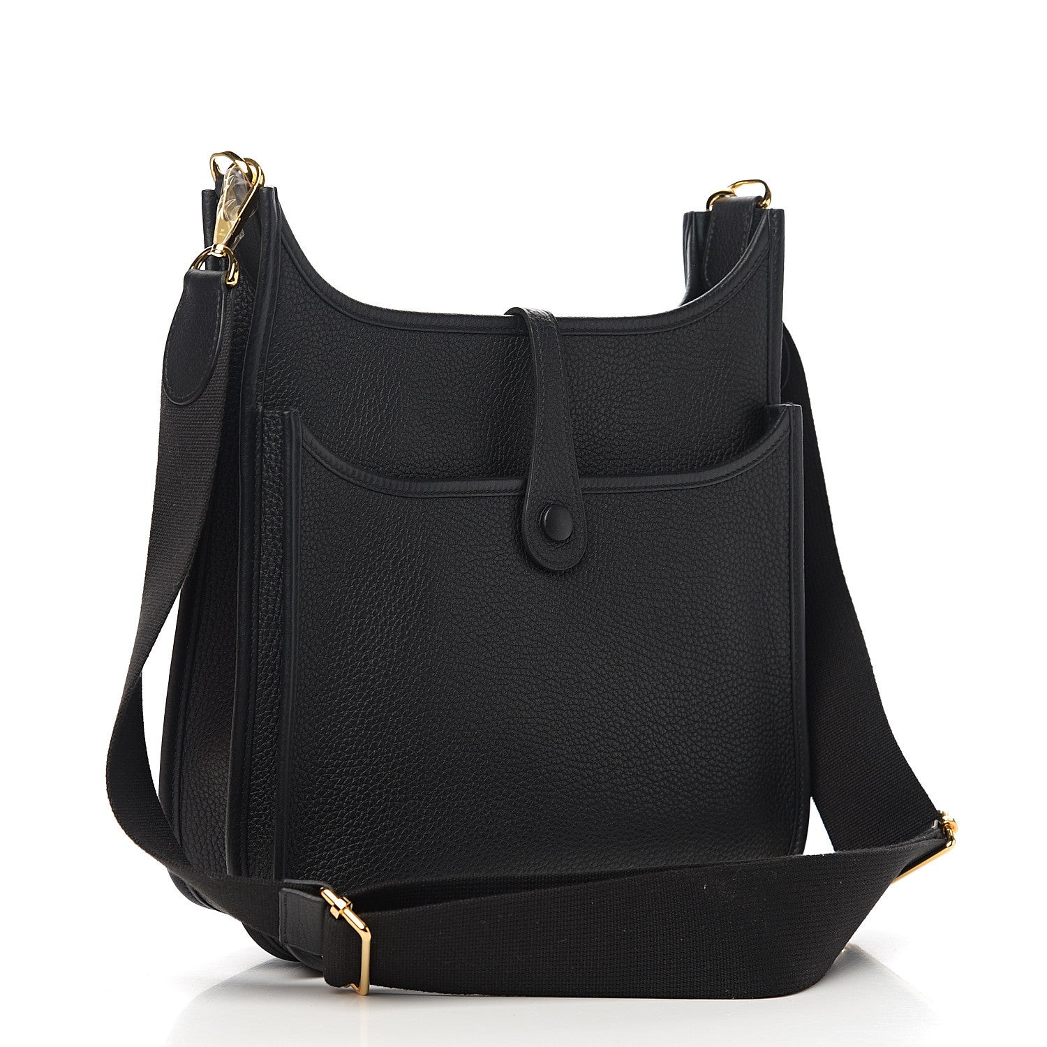 Hermes Taurillon Clemence Evelyne III PM Black 2 of 9