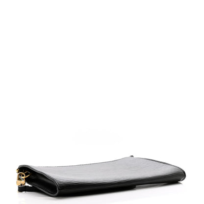 Louis Vuitton Epi Pochette Accessories 24 Black 4 of 8