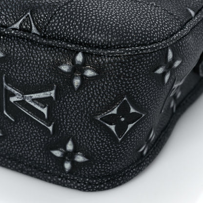 Louis Vuitton Cowhide Faded Monogram Archy Messenger MM Charcoal 7 of 7