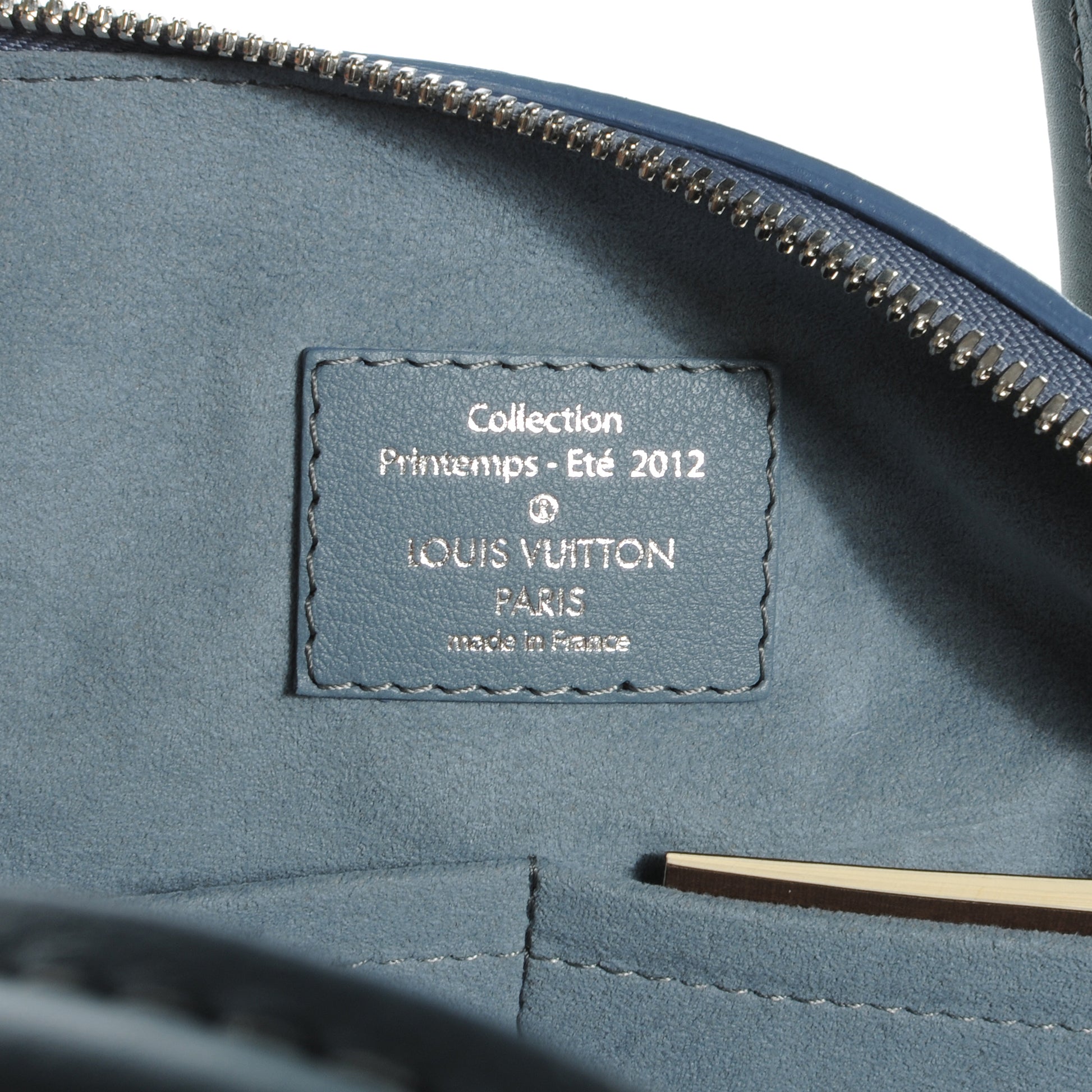 Louis Vuitton Denim Speedy Round Blue 5 of 7