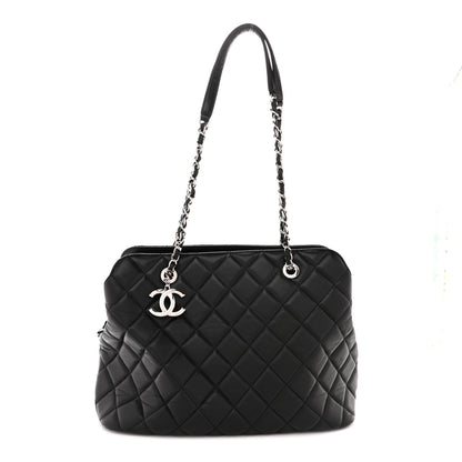 Chanel Lambskin Quilted Chic and Soft Shopping Tote Black 1 of 13