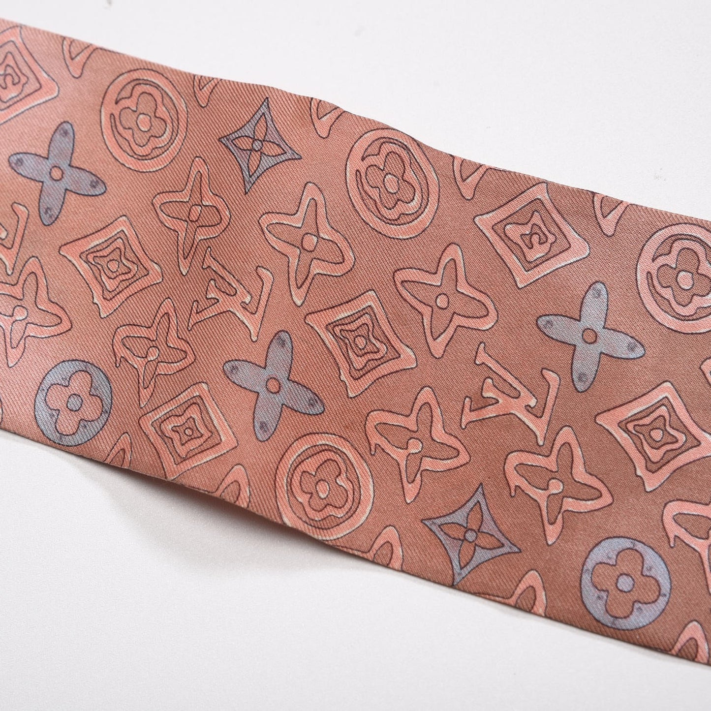 Silk Monogram Map Bandeau