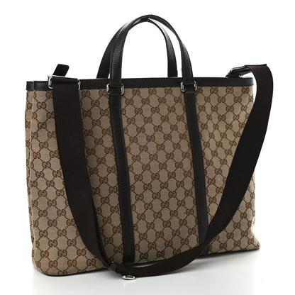 Gucci GG Monogram Large Joy Tote Bag Dark Brown 3 of 13