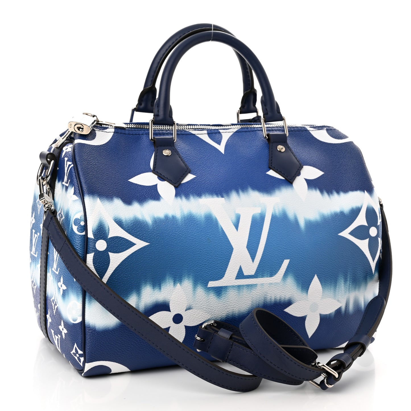 Monogram Escale Speedy Bandouliere 30 Blue