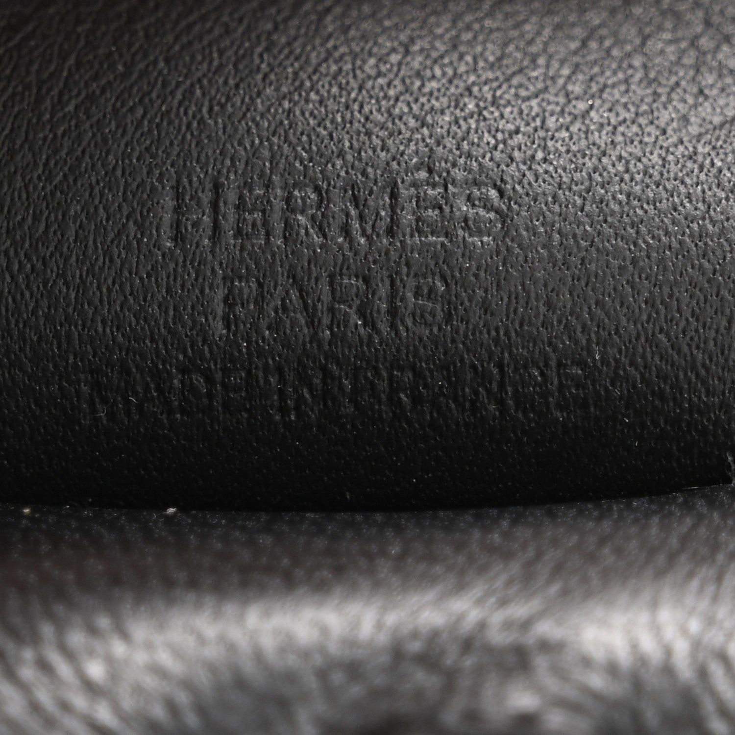 Hermes Milo Lambskin Grigri Rodeo Pegase Horse Bag Charm Black Etoupe 3 of 5