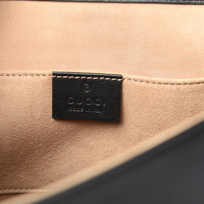 Gucci Calfskin Maxi Sylvie Clutch Black 6 of 8
