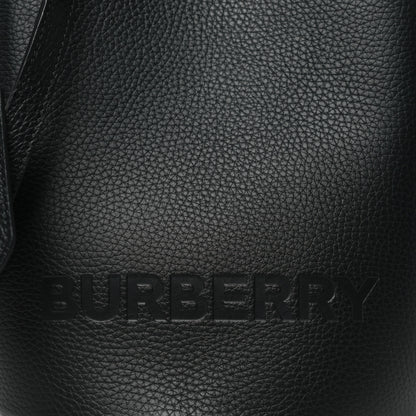 Burberry London Grainy Calfskin Small Lorne Bucket Crossbody Black 7 of 9