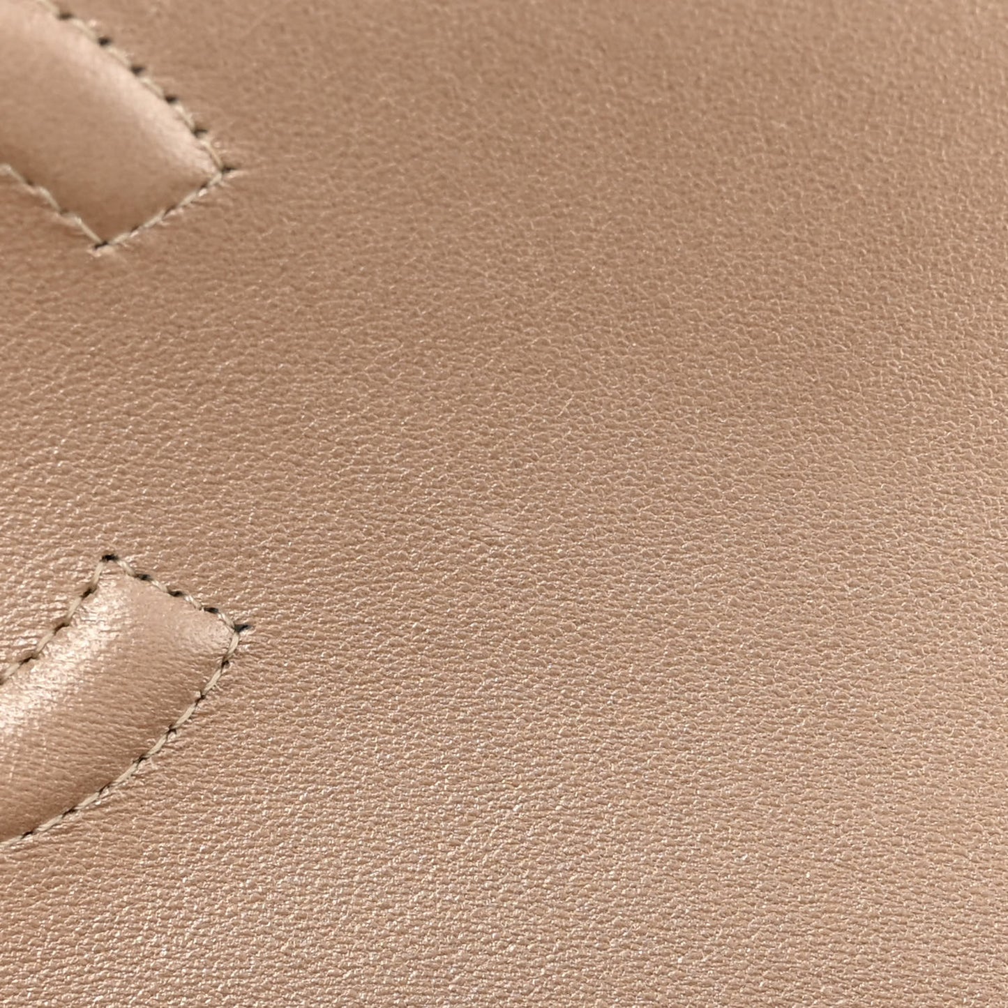 Metallic Goatskin Quilted Ombre Medium Double Flap Gold