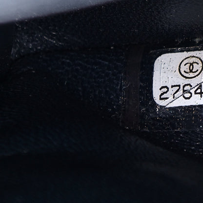 Chanel Woven Jersey Medium Single Flap Pink Navy 7 of 10