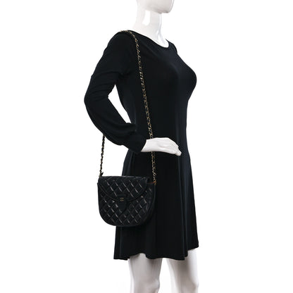 Chanel Lambskin Quilted Messenger Black 2 of 11