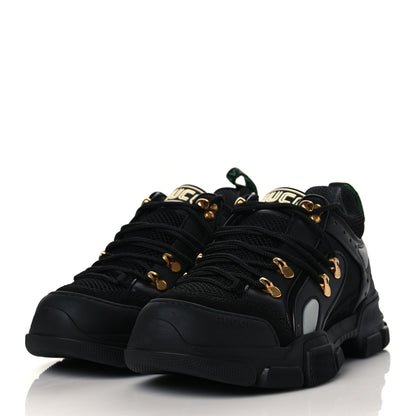 Gucci X SEGA Mesh Suede Calfskin Mens Flashtrek Sneakers 6 Black 3 of 8