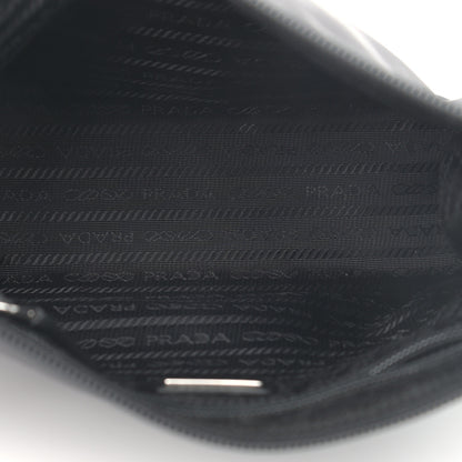 Prada Tessuto Nylon Saffiano Wristlet Black 5 of 8