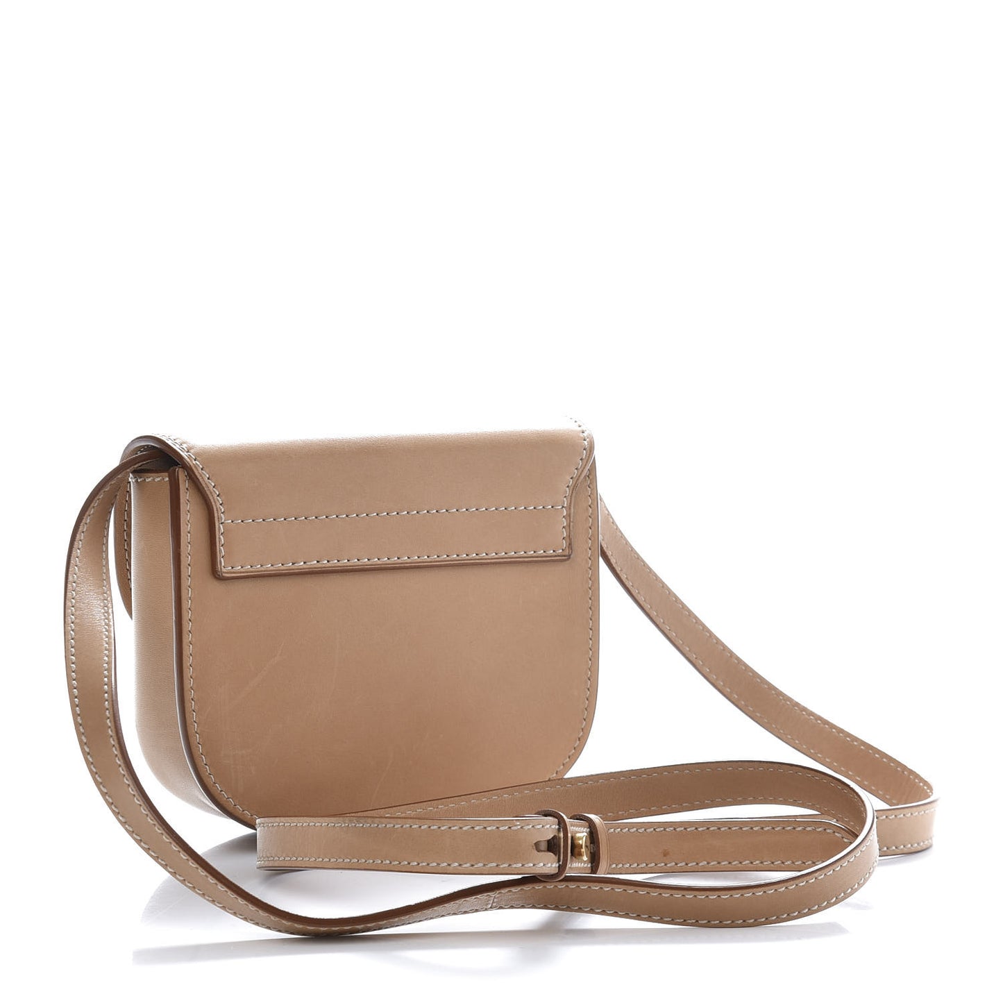 Smooth Calfskin Mini Classic Monogram Kaia Satchel Tan