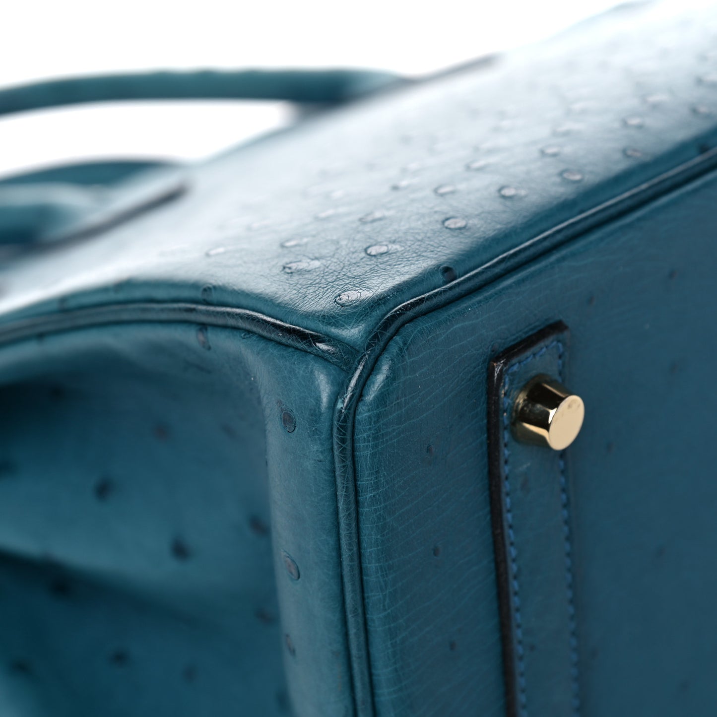 Ostrich Birkin 30 Cobalt