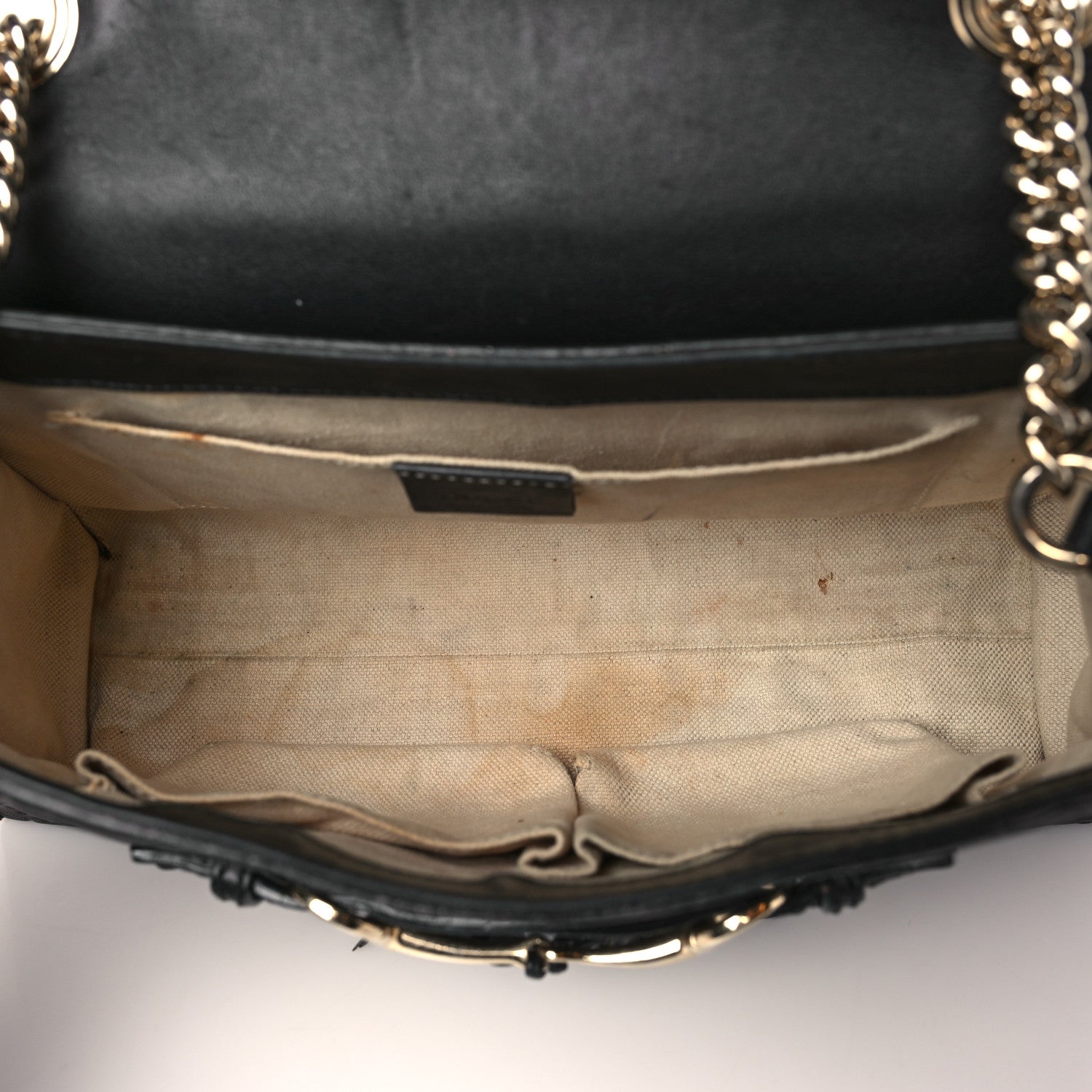 Gucci Guccissima Medium Emily Chain Shoulder Bag Black 5 of 20