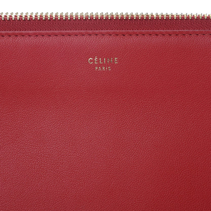Celine Lambskin Small Trio Crossbody Bag Red 8 of 12