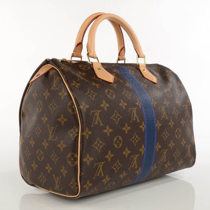 Louis Vuitton Monogram My LV Heritage Speedy 30 Violet Blue Marine 3 of 7