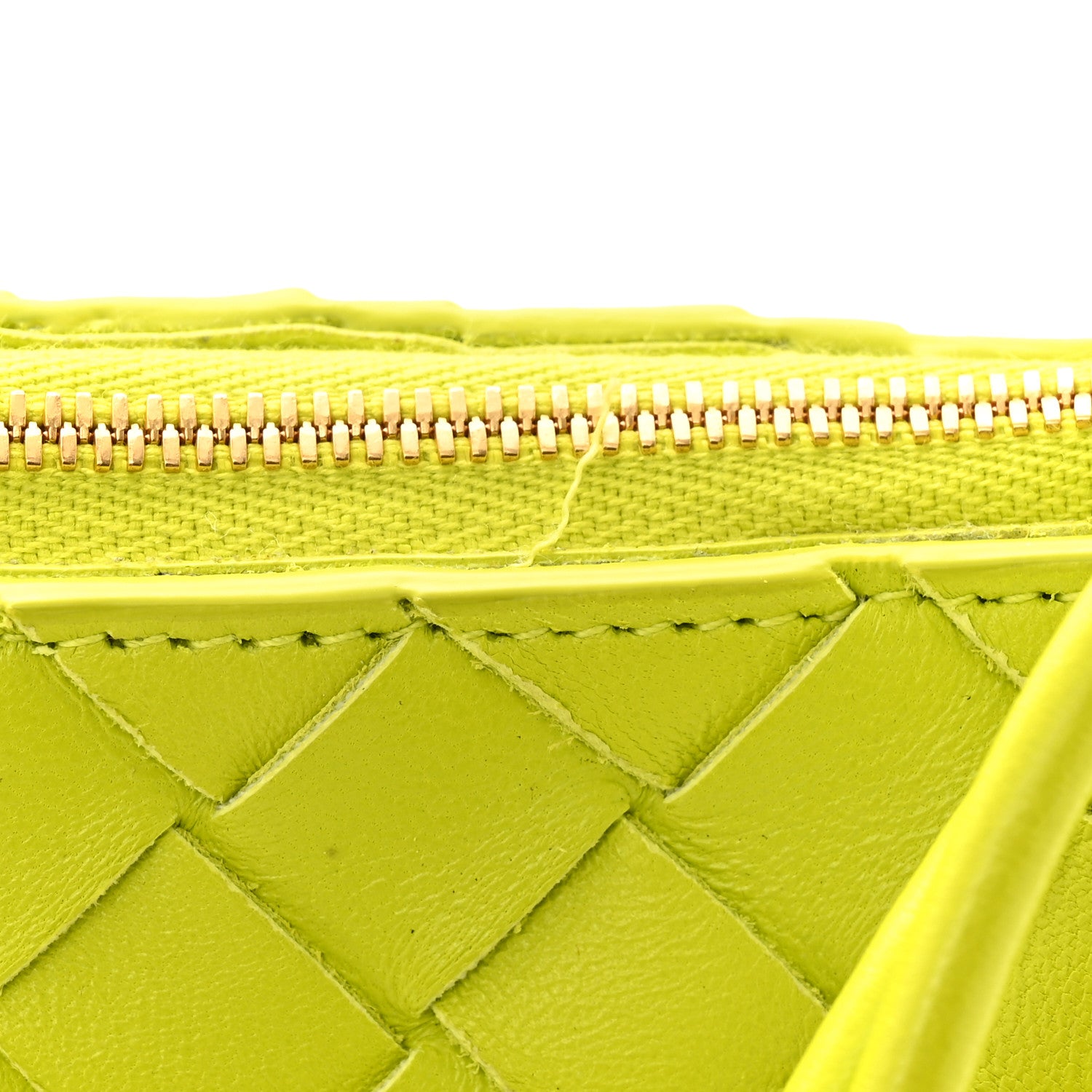 Bottega Veneta Nappa Intrecciato Pouch On Strap Acid Kiwi 11 of 11