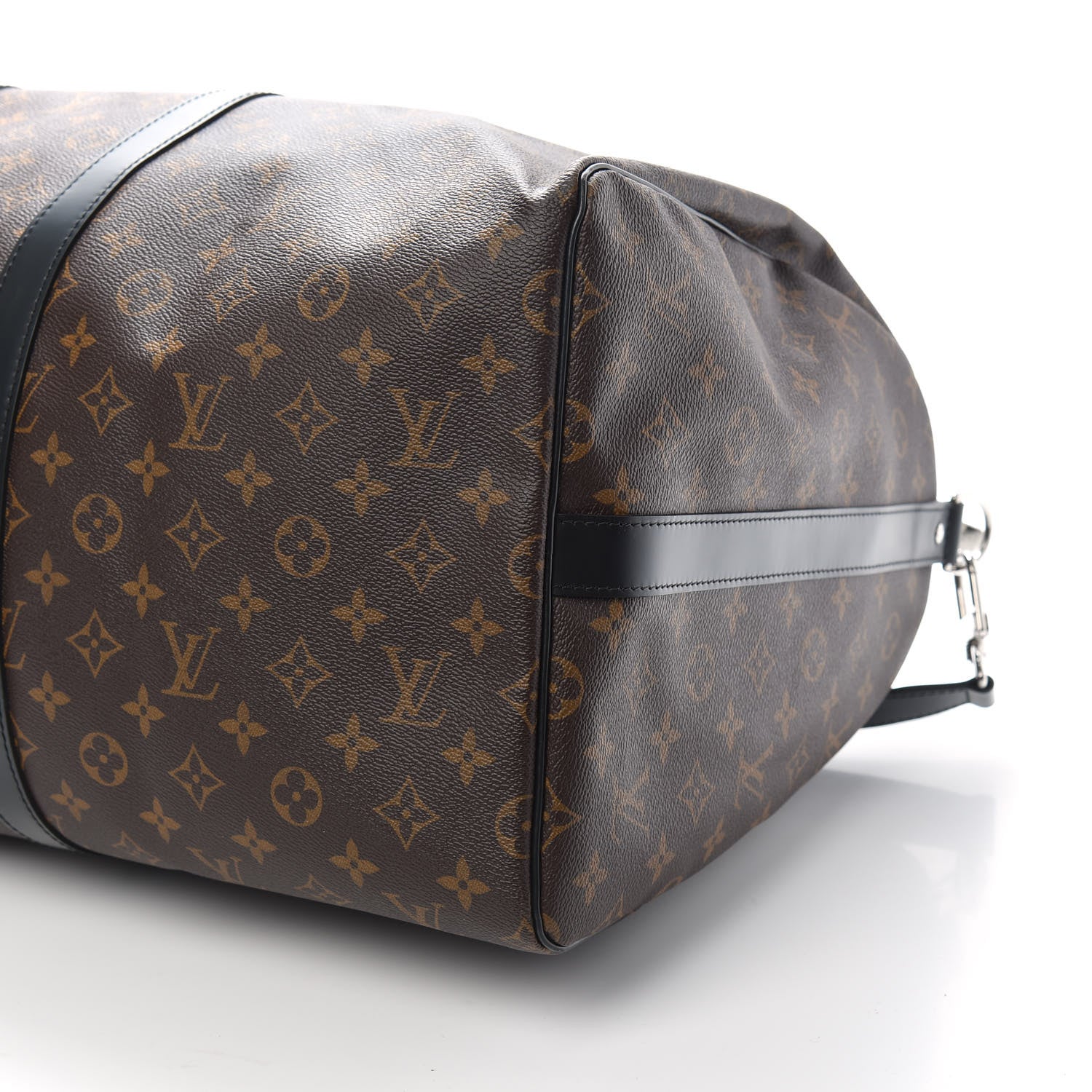 Louis Vuitton Monogram Macassar Keepall Bandouliere 55 7 of 8