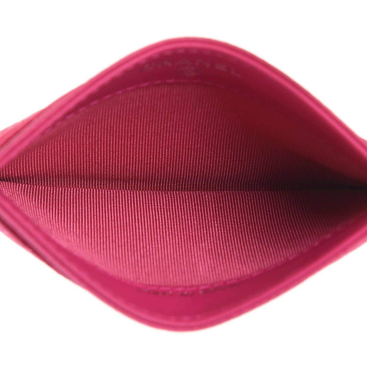 Chanel Iridescent Caviar Quilted Card Holder Pink 5 of 9