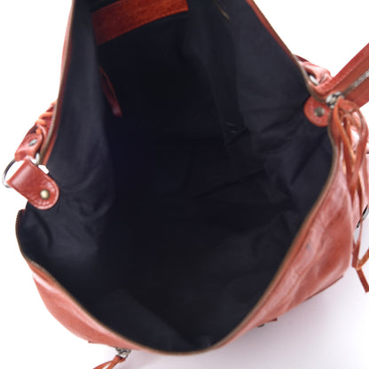 Balenciaga Agneau Classic Hardware Day Hobo Rouille 5 of 14