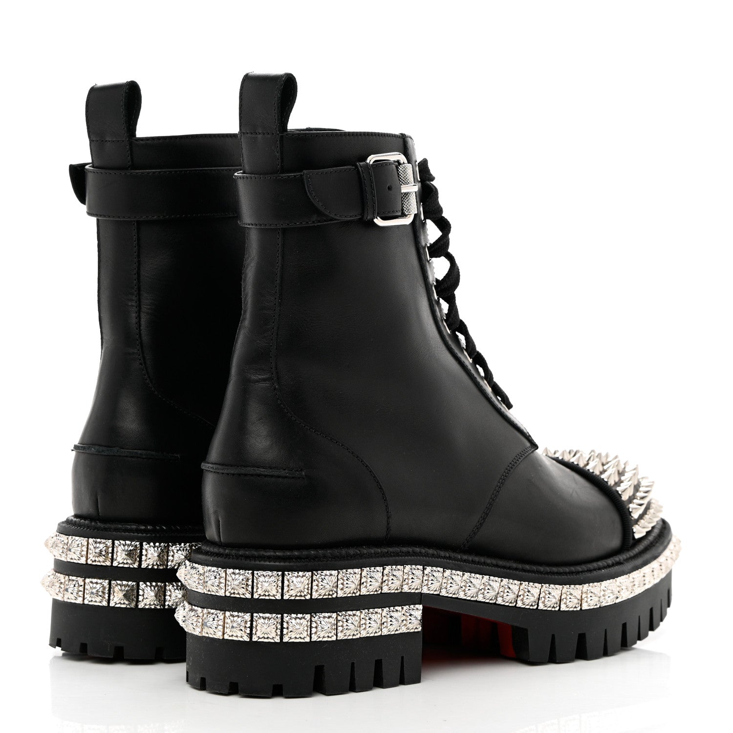 Christian Louboutin Calfskin King St Boots 36 Black 4 of 9